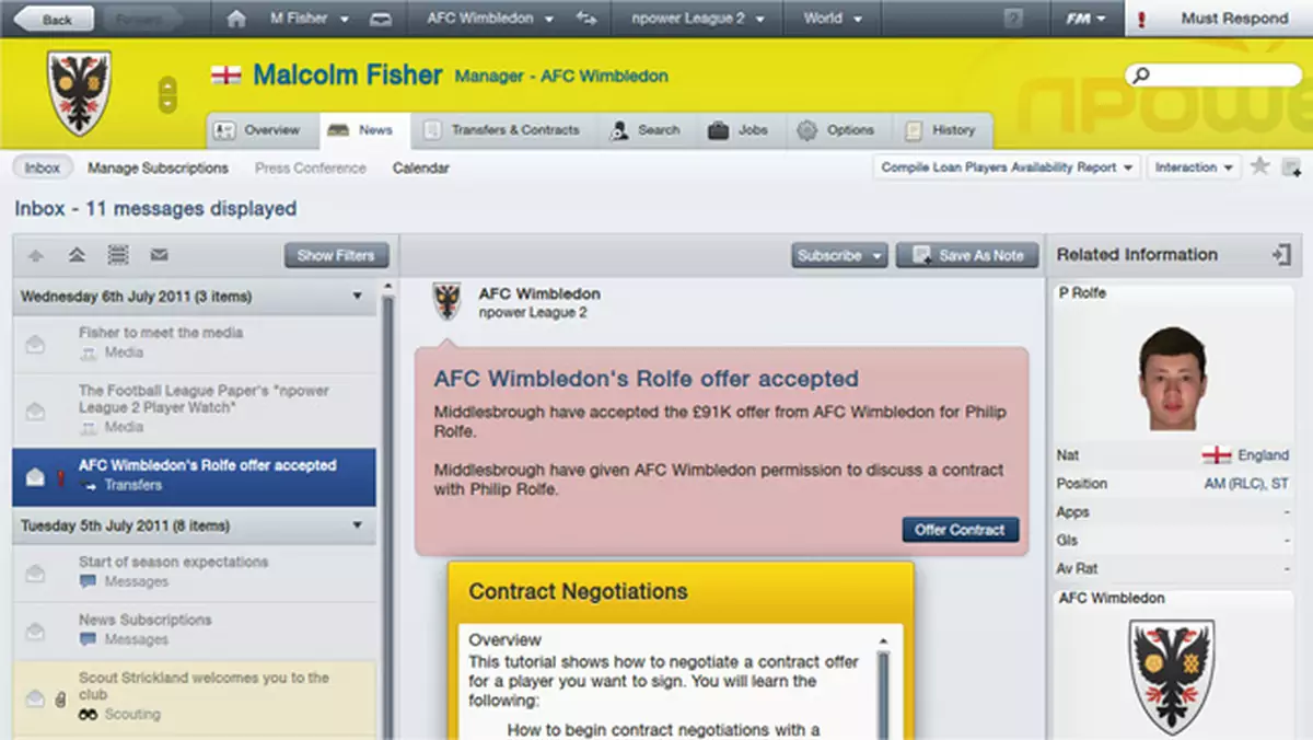 Football Manager 2012 zapowiedziany