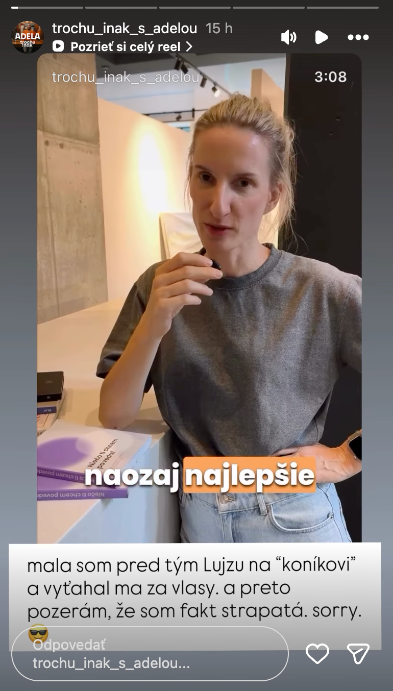Adela Vinczeová odhalila, že jej vlasy rozstrapatila dcérka Lujza.