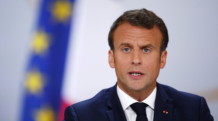 Emmanuel Macron francia elnök. / Fotó: MTI-EPA / Ian Langsdon