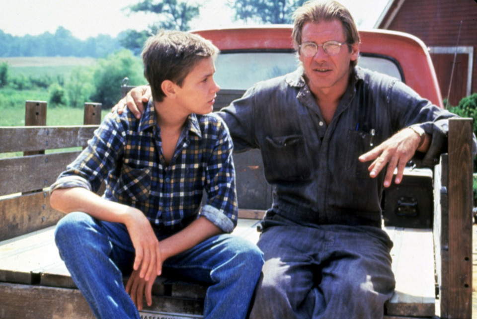 River Phoenix i Harrison Ford w filmie "Wybrzeże moskitów" (1986)