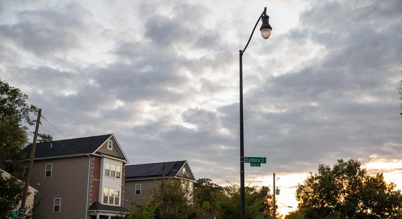 The 600 block of Eastern Avenue in Prince George's County, Maryland, near where Zoe Spears was killed in June 2019.Amanda Andrade-Rhoades for Insider