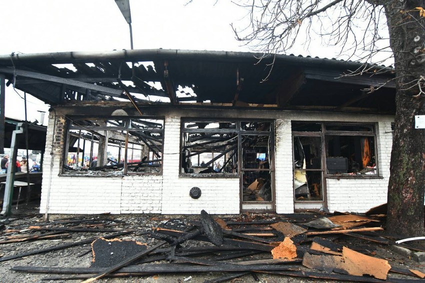 Izgorela kafana ''Krčmar''