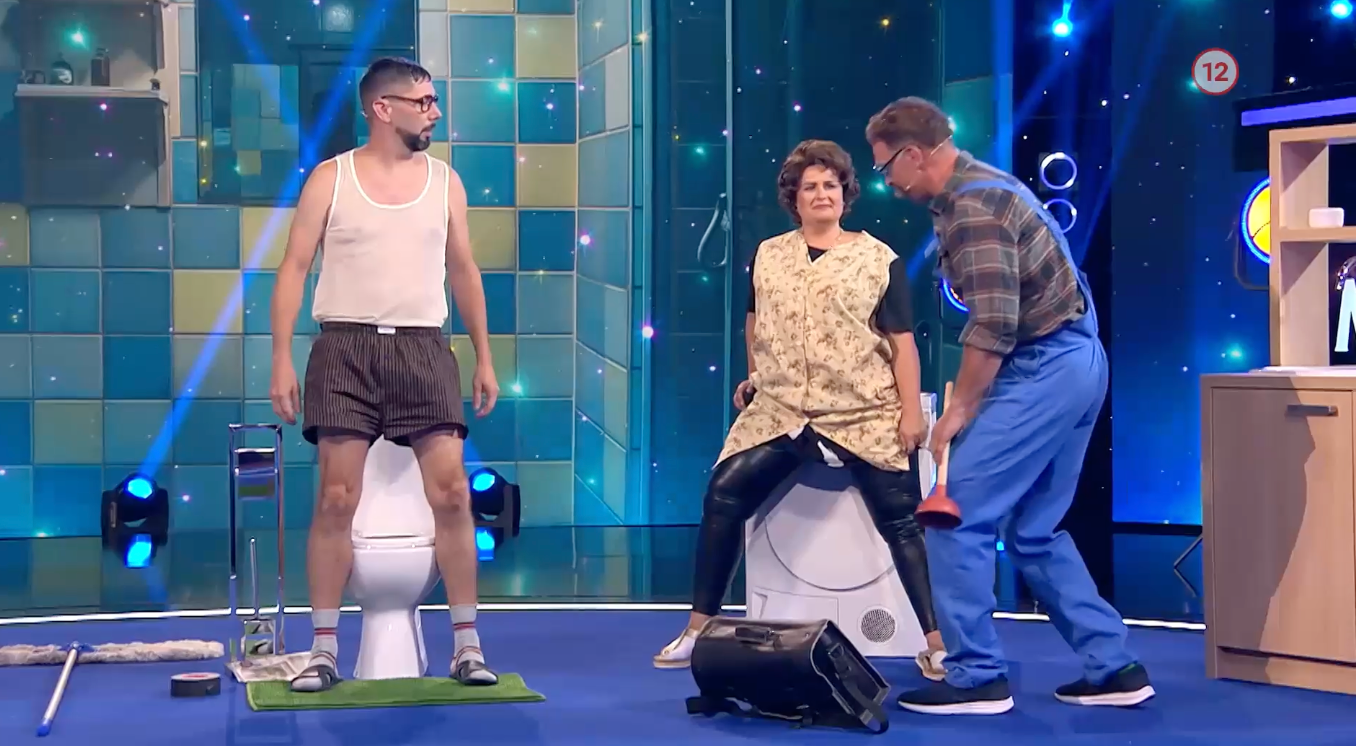 Juraj Šoko Tabaček a Petra Polnišová v relácii Možné je všetko!
