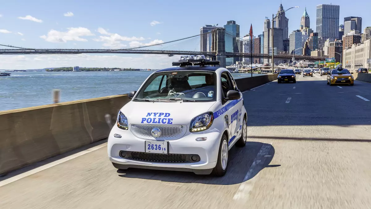 Smart Fortwo w służbie nowojorskiej policji