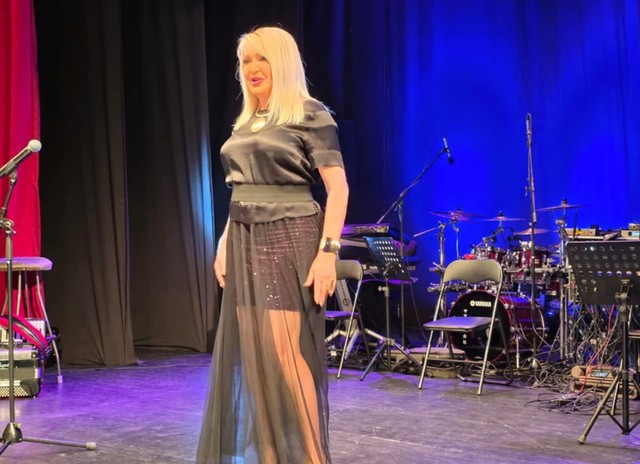 Goca Lazarević pred koncert