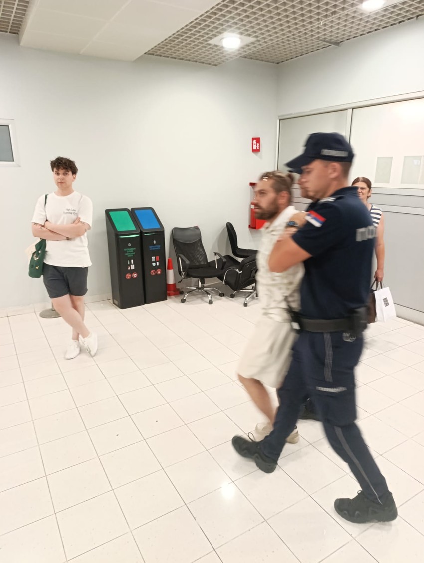 Hapšenje osumnjičenog Turčina