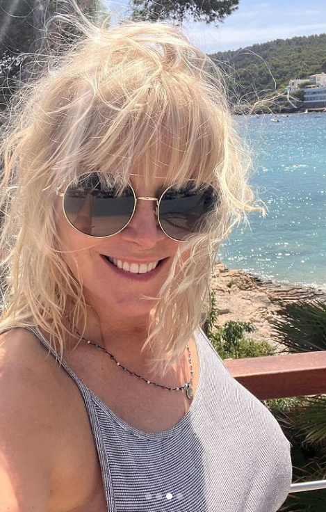 Zuzana Vačková na dovolenke. 