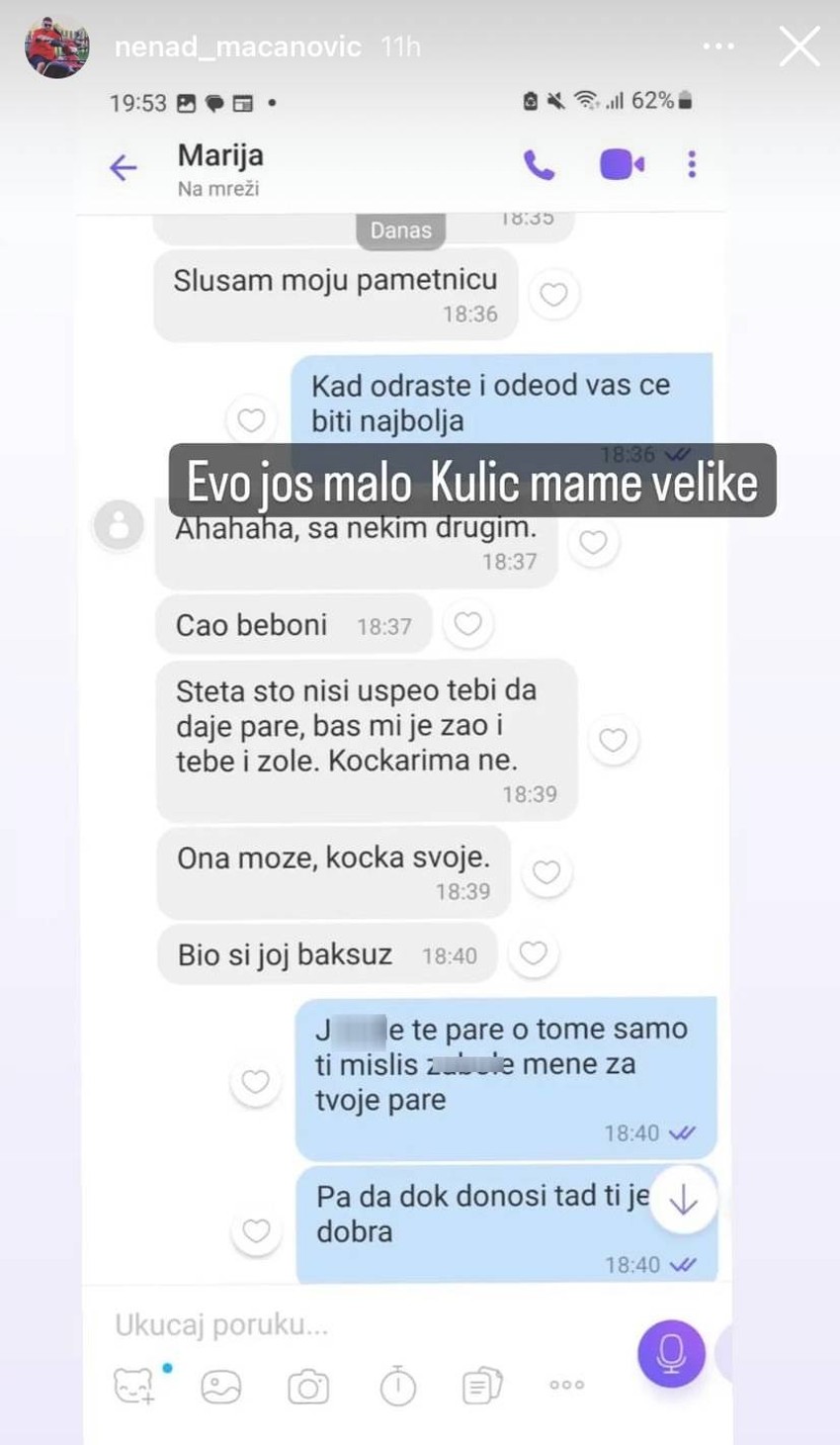 Bebica objavio prepiske sa Marijom Kulić