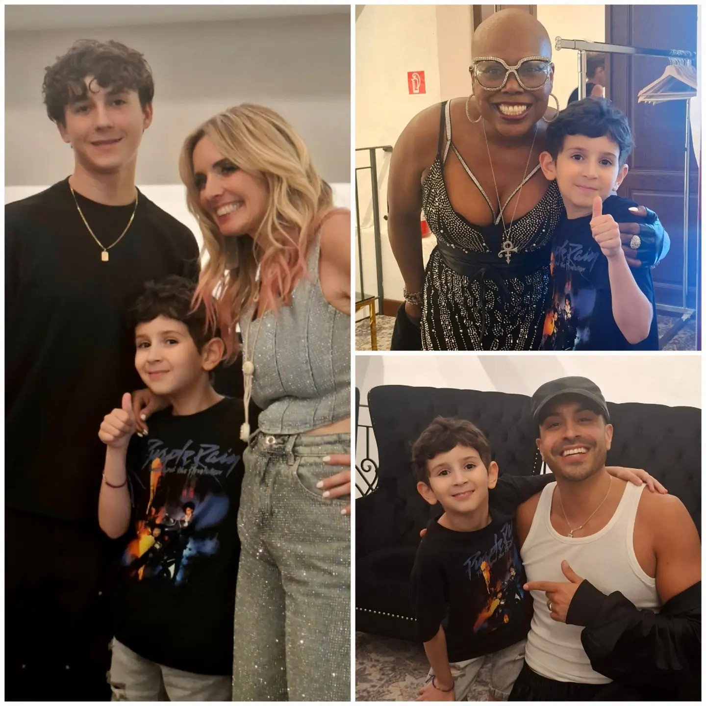 Spevák Alinko Nebbal s holandskou saxofonistkou Candy Dulfer a americkou speváčkou Shelby J.