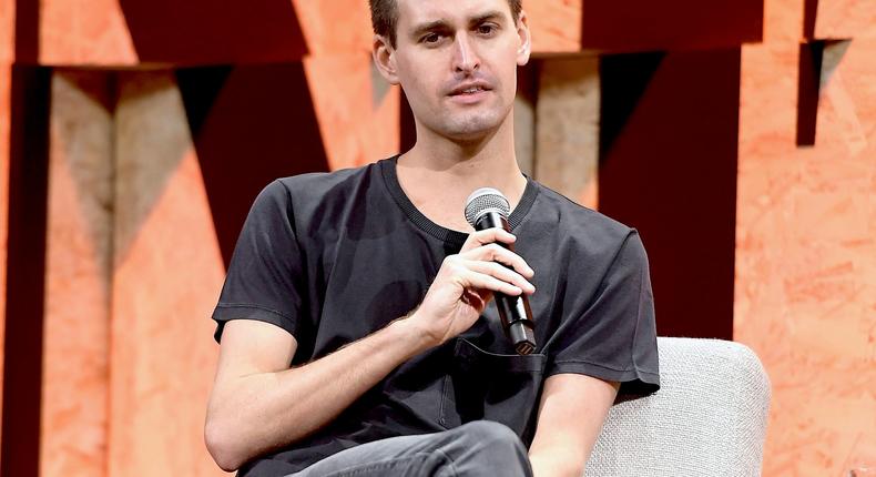 evan spiegel snapchat snap