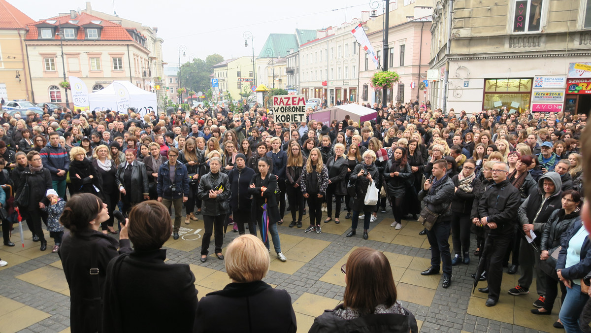 "Czarny poniedziałek" w Lublinie