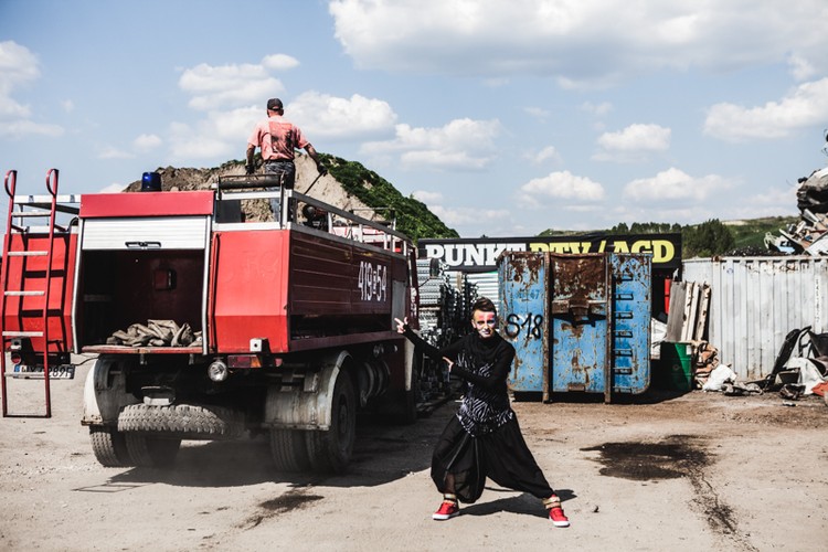 ARO Kłusowski na planie klipu do piosenki 'Podpalimy miasta'