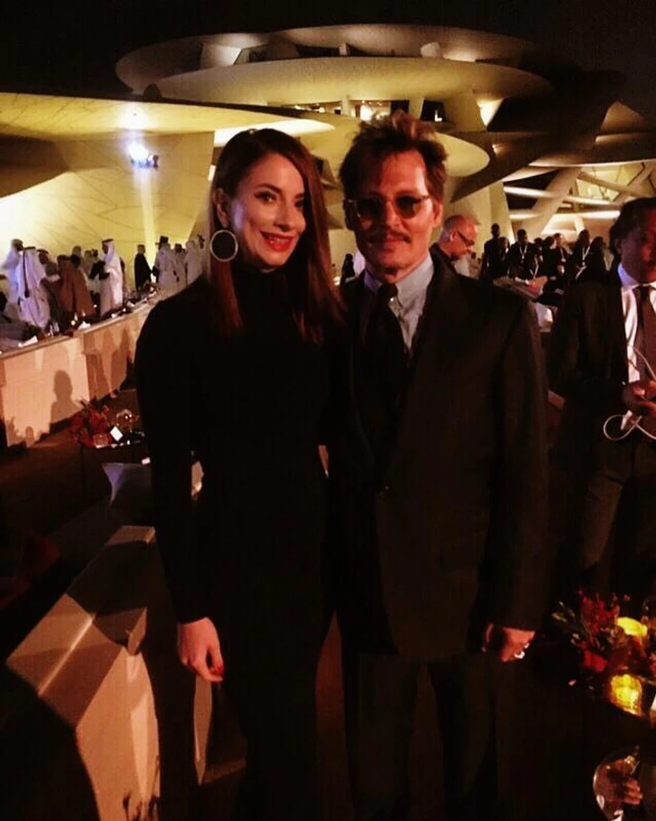 Marina i Džoni Dep na otvaranju Nacionalnog muzeja Katara