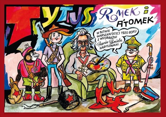 Komiksy: "Tytus, Romek i ATomek w Bitwie Warszawskiej 1920 roku z wyobraźni Papcia Chmiela narysowani" Henryka Jerzego Chmielewskiego (2011) oraz "Raper і Cud nad Wisłą" Przemysława Waingertnera i Jarosława Chyżego