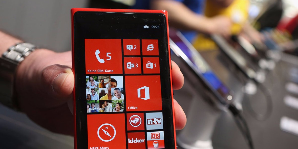 The Nokia Lumia 920.