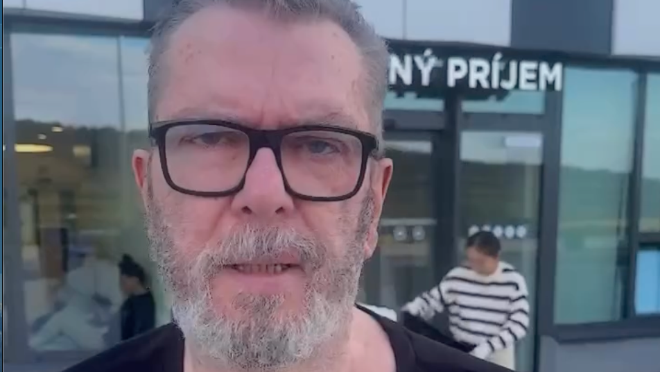 Slovenský spevák Richard Müller pred urgentným príjmom.