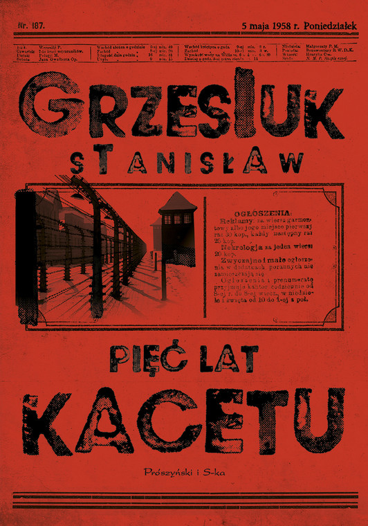 "Pięć lat kacetu" - okładka książki