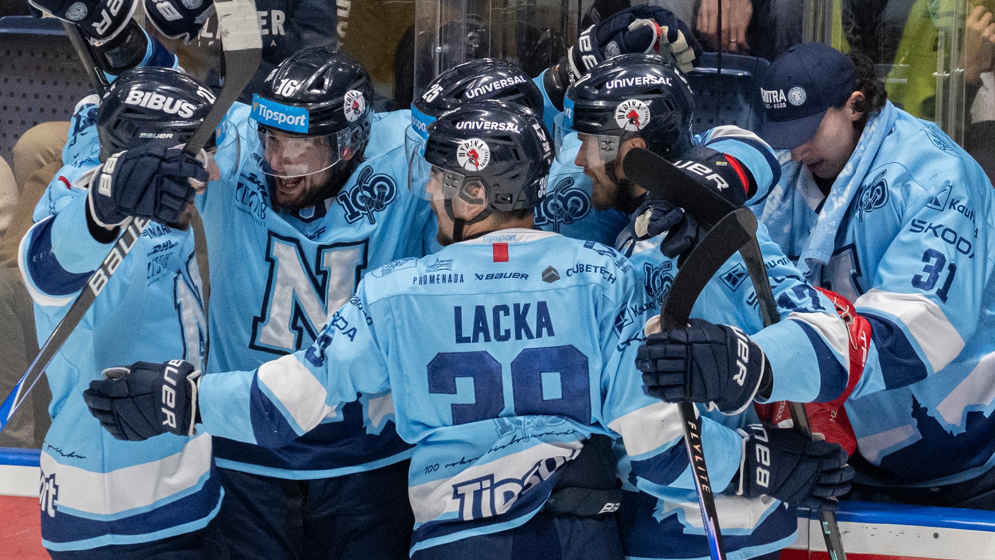 Gólová radosť hráčov Nitry. 