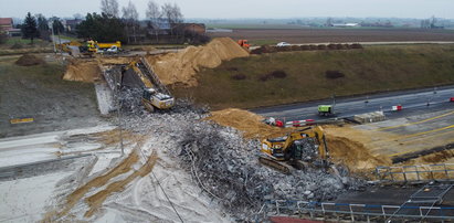 Wiadukty wyburzone A1 przejezdna