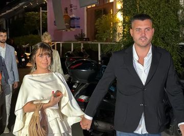 Viktor Živojinović sa partnerkom