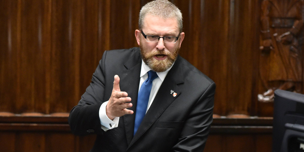 Poseł Konfederacji Grzegorz Braun został wykluczony z obrad Sejmu. 
