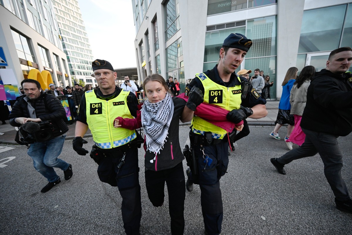 Greta Thunberg aresztowana w Malmo
