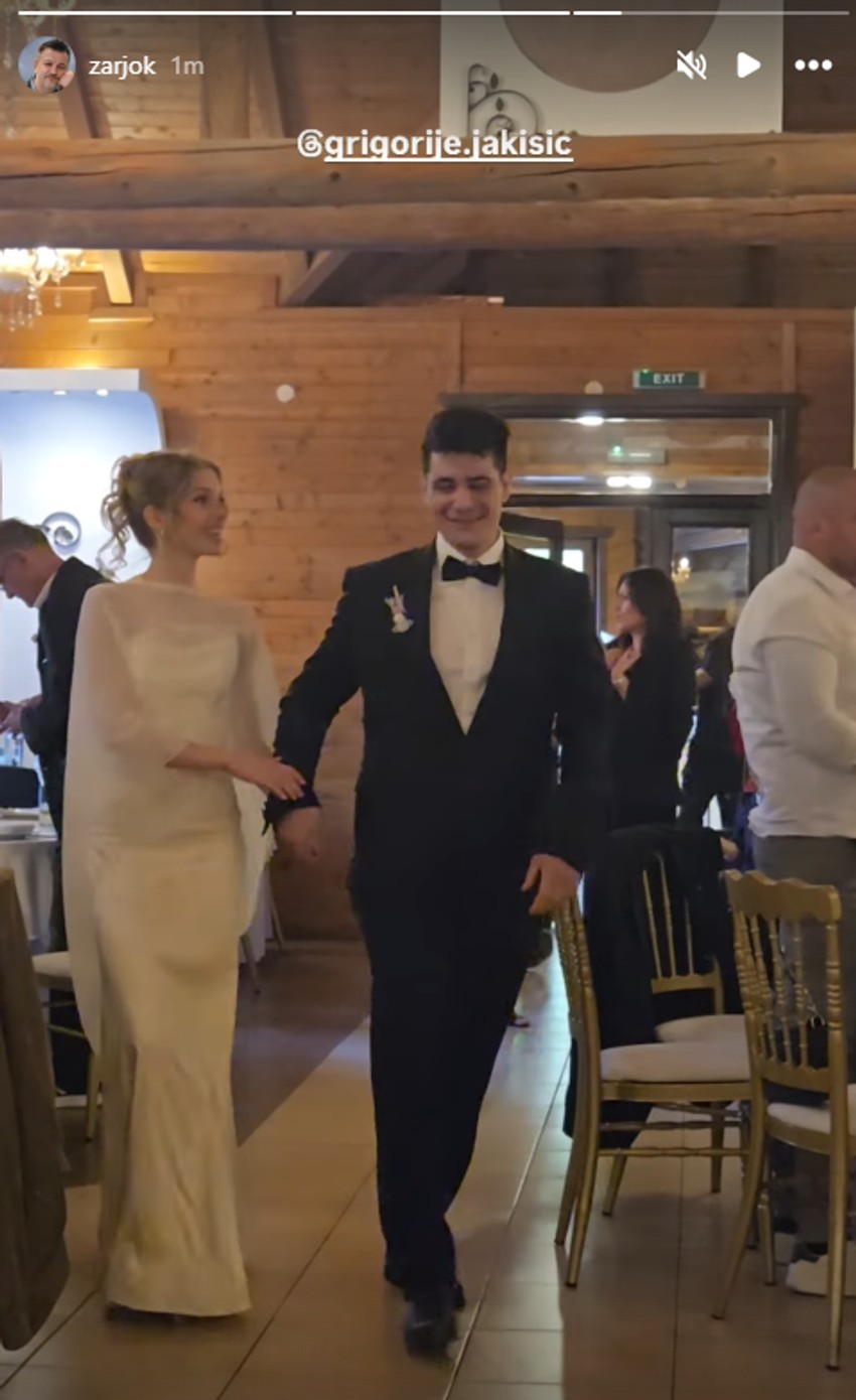 Glumac Grigorije Jakišić se oženio