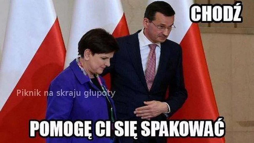 Dymisja premier Szydło. MEMY