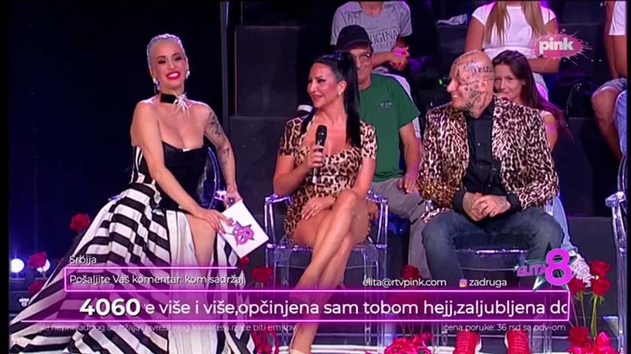 Dušica Jakovljević, Silvija i Nenad Simonović (Foto: Screenshot TV Pink)