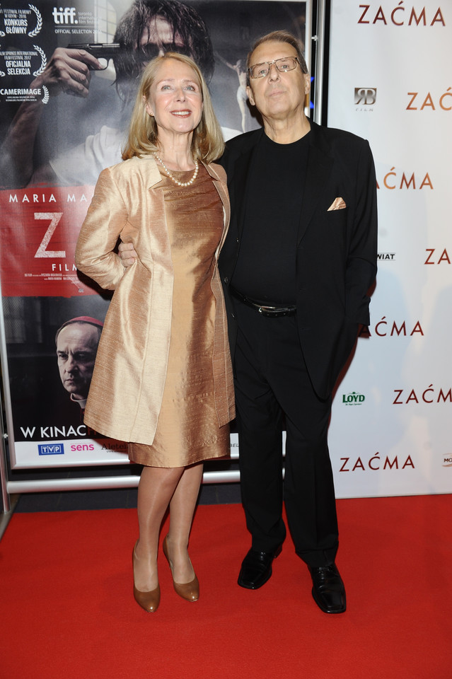 Maria Mamona i Ryszard Bugajski na premierze filmu "Zaćma"