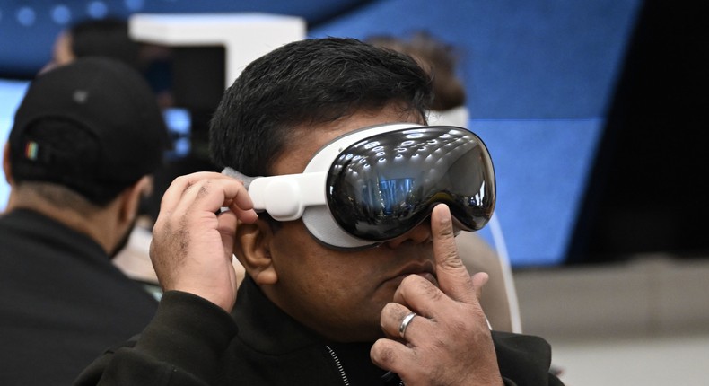 The Apple Vision Pro looks weird now when people wear the device — but is that just because we're not used to it?Anadolu/Getty Images