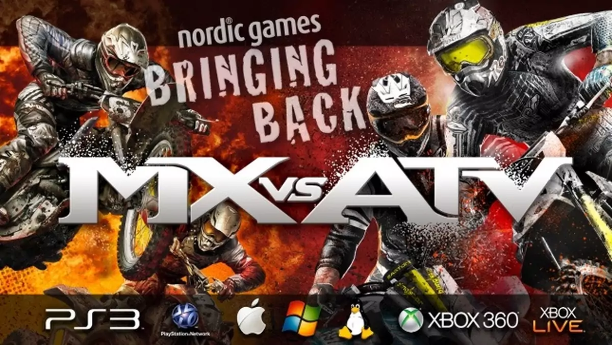 Seria MX vs ATV odkurzona przez Nordic Games, nowa odsłona w przyszłym roku