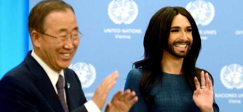 Conchita Wurst w siedzibie ONZ: Dyskryminacja nie ma tu miejsca