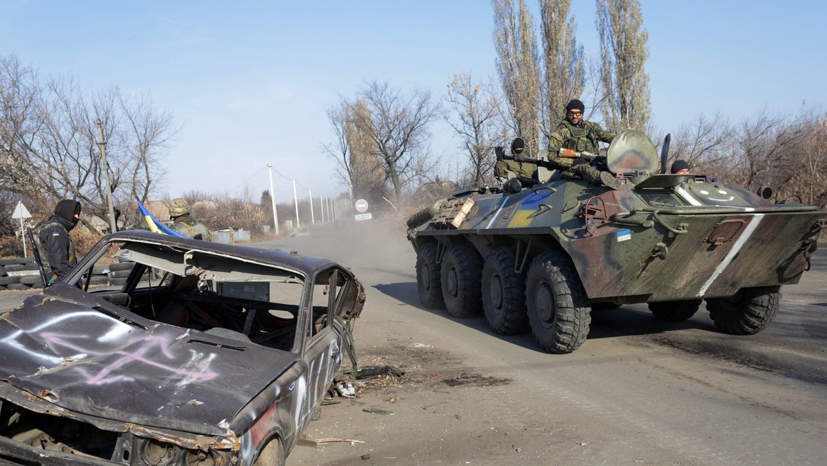 Ukraina Donbas Rosja transporter opancerzony