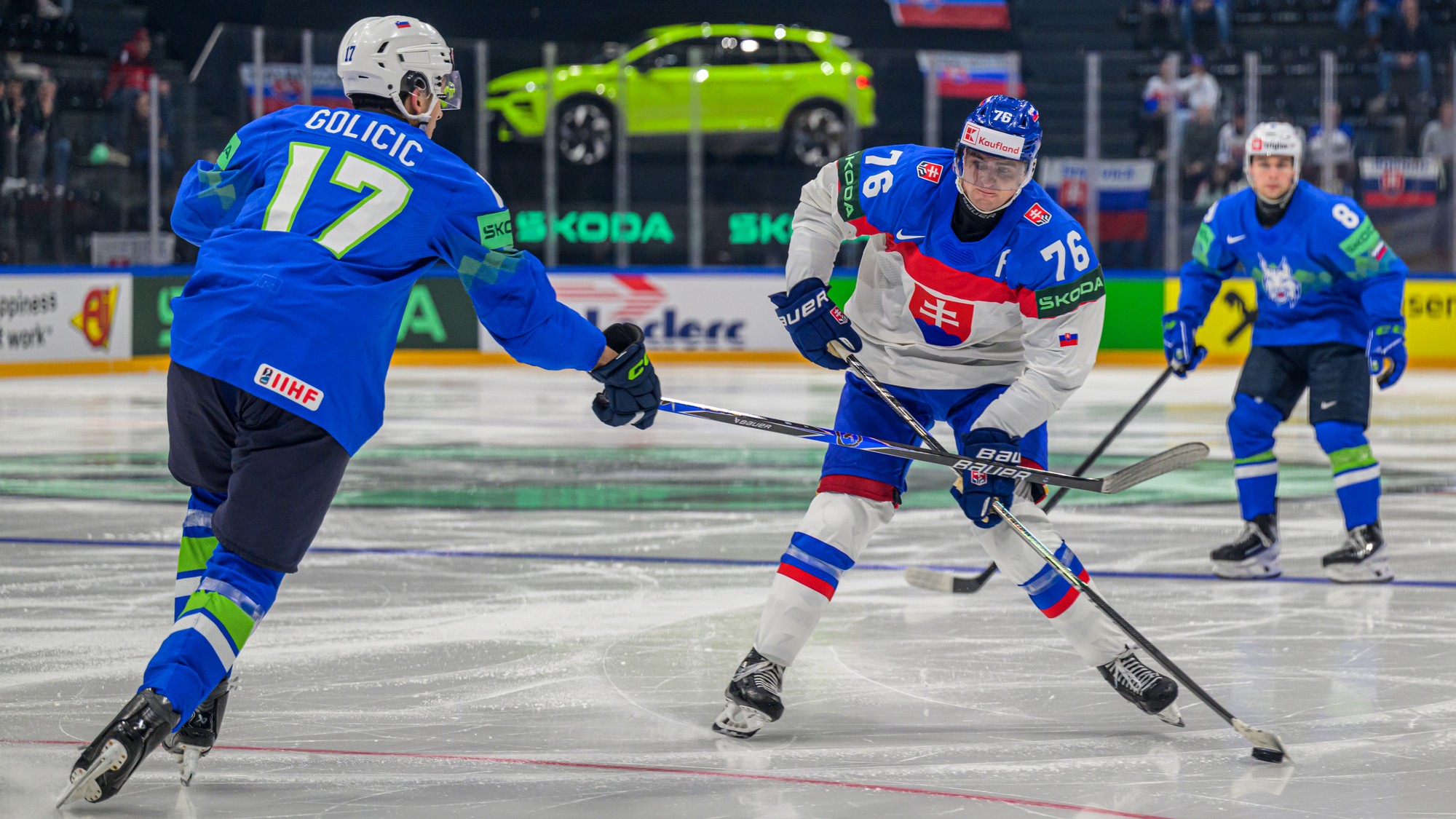 Martin Pospíšil (Slovensko) a vľavo Jan Goličič (Slovinsko).