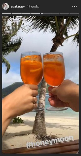 miodowy miesiąc Agnieszki Kaczorowskiej