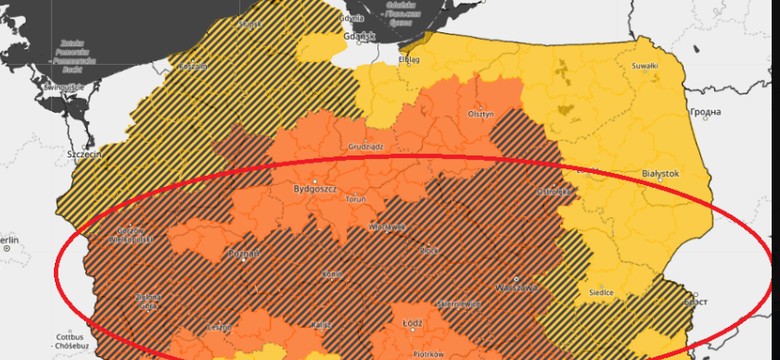 Nad Polską szaleją burze. Grad wielkości jajka