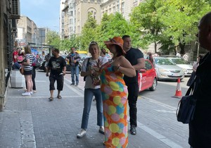 Miljana Kulić ispred Narodnog fronta