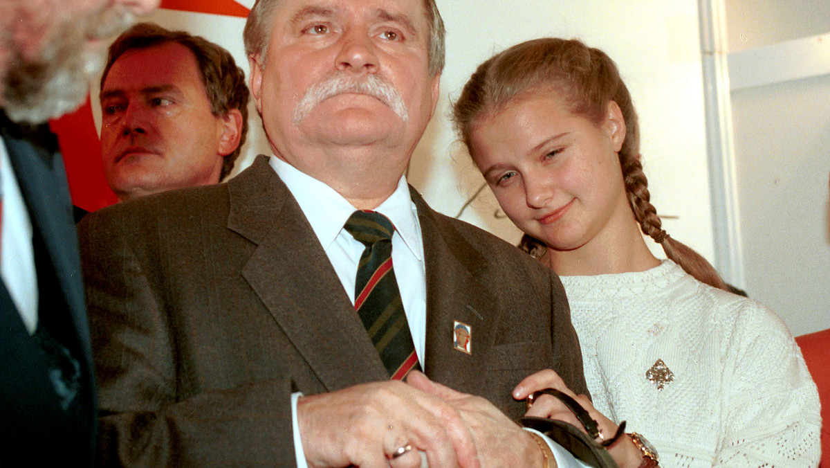 Magdalena z ojcem w 1995 r.