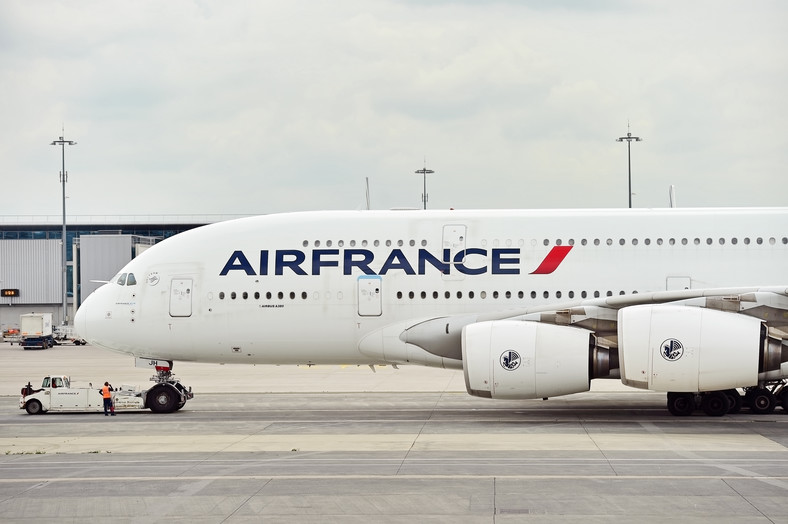 Airbus A380 należący do Air France