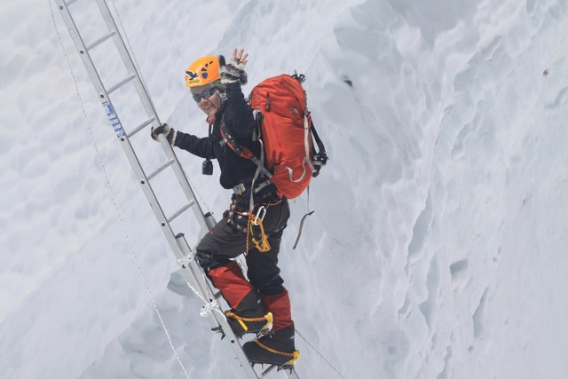 Monika Witkowska podczas wyprawy na Everest