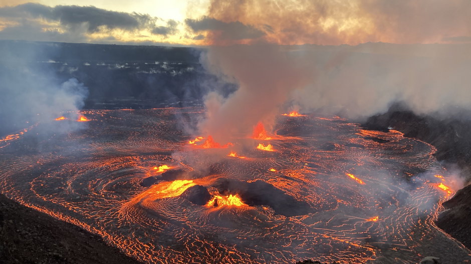 Wulkanu Kilauea na Hawajach (zdj. czerwiec 2023 r.)