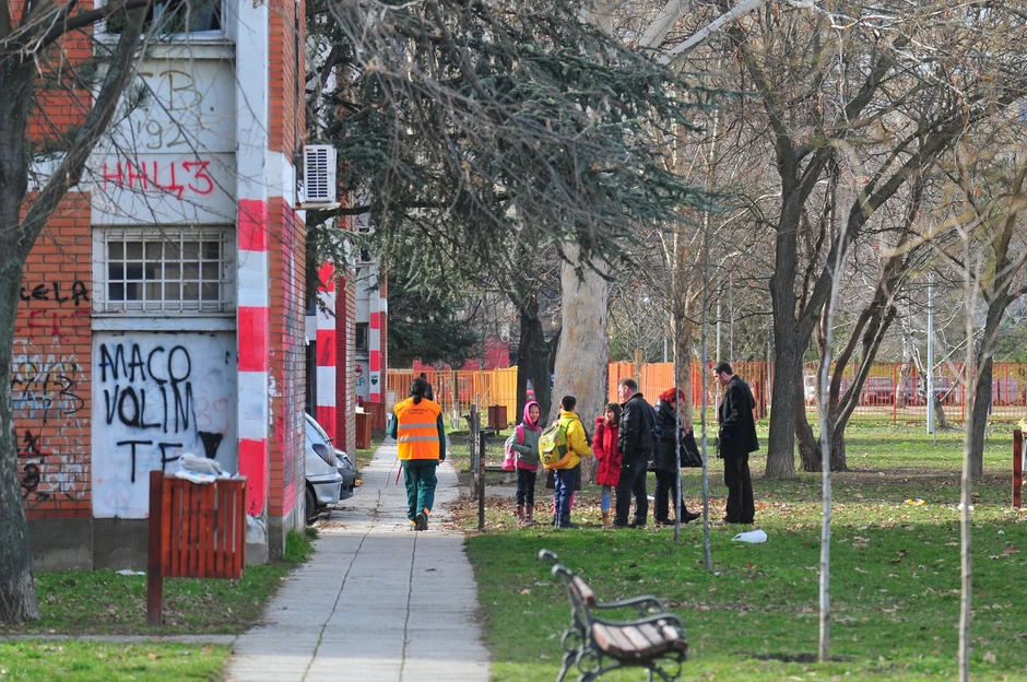 Mesto obračuna dve grupe maloletnika