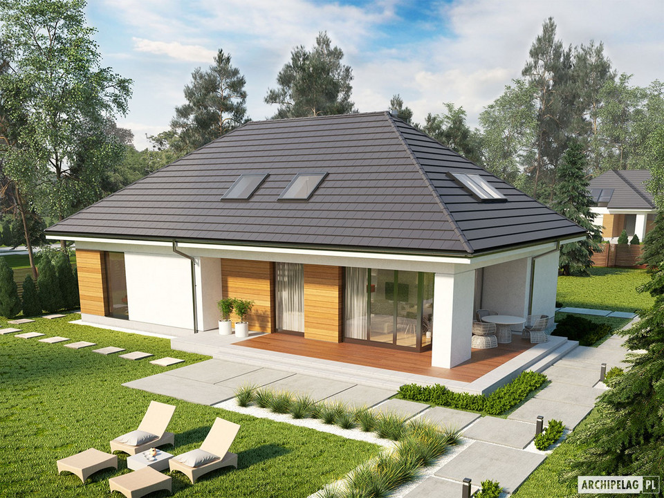 Projekt domu Olaf G2 ENERGO PLUS: 145.33 m² 