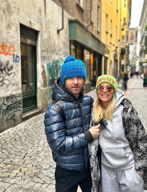 Speváčka Dara Rolins s partnerom Pavlom Nedvědom.