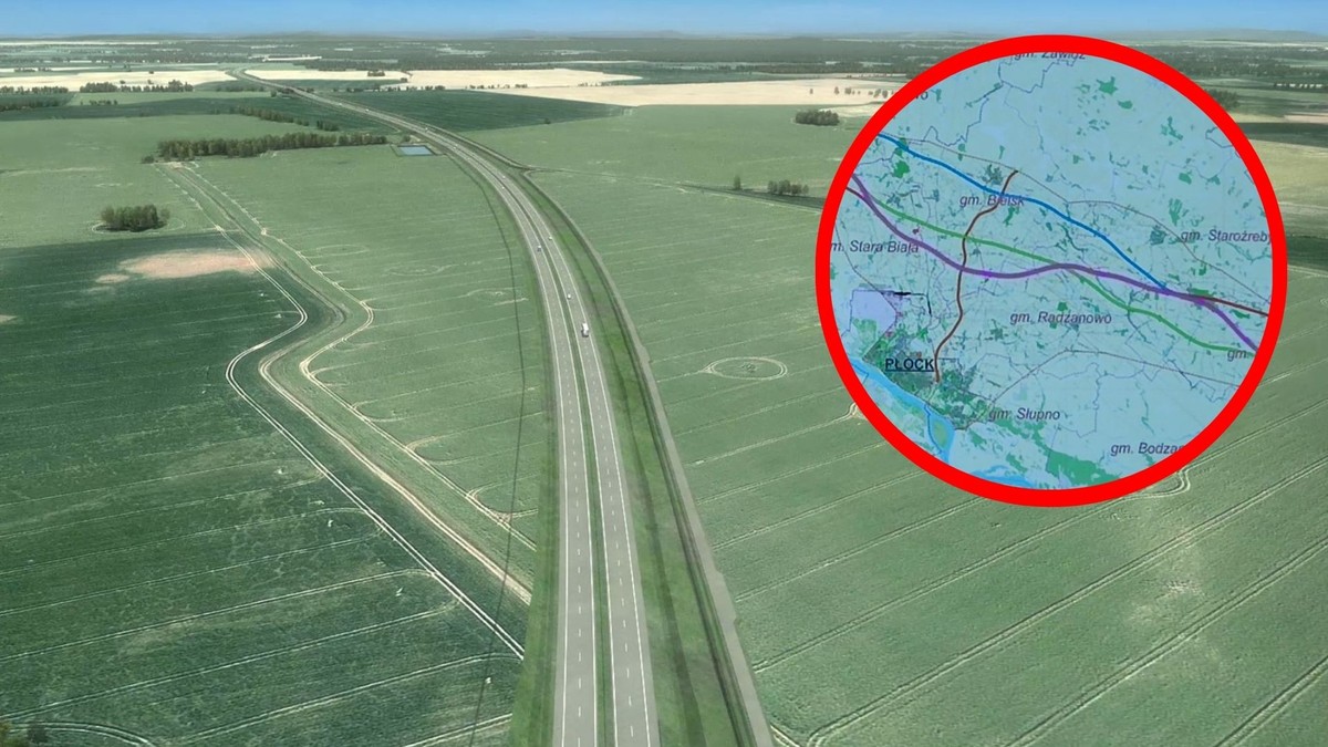 Plany przebiegu drogi ekspresowej S10