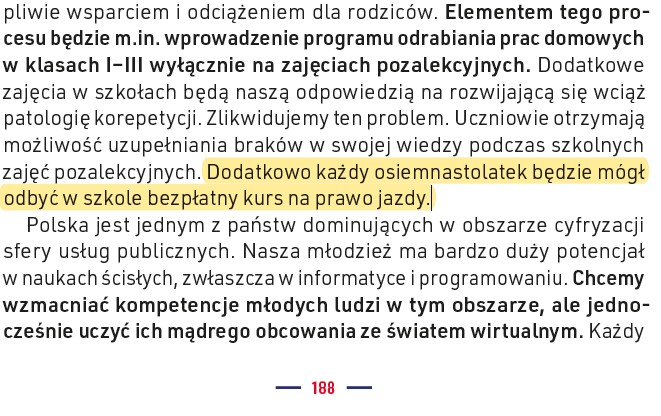 Program wyborczy PiS