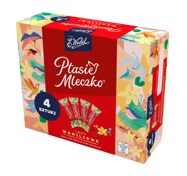  Multipak lodów Ptasie Mleczko® Waniliowe