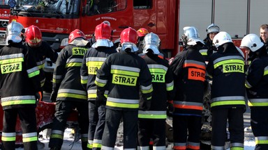 Pożar wieżowca w Krakowie. Kobieta wyskoczyła z szóstego piętra