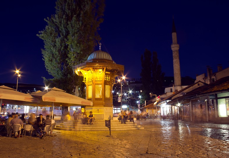 Sarajewo, Bašćaršija z fontanną Sebilj